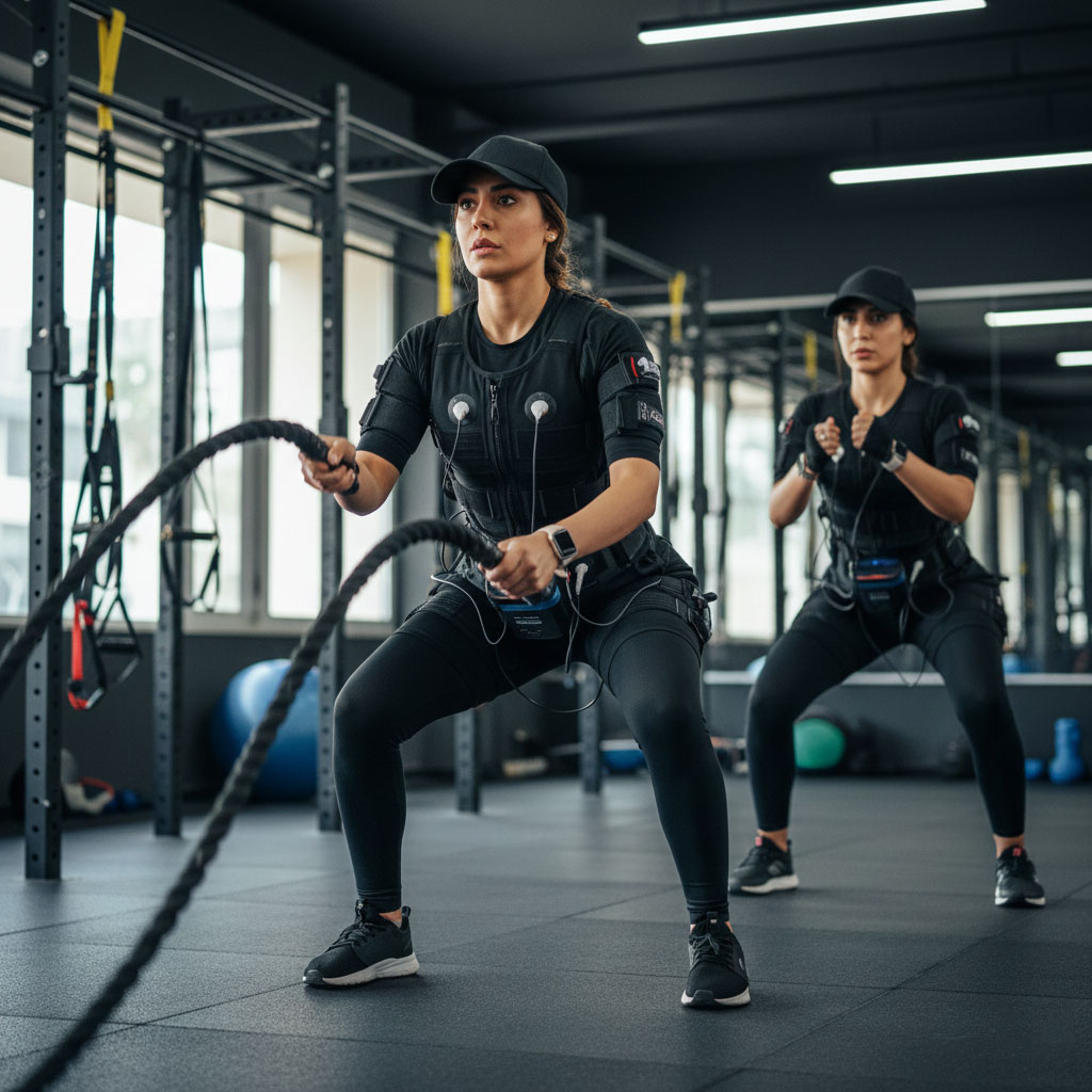 بانوان در حال تمرین فانکشنال در تهران سعادت آباد